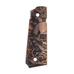 PLAQUETTE BOIS PT1911 SKULL