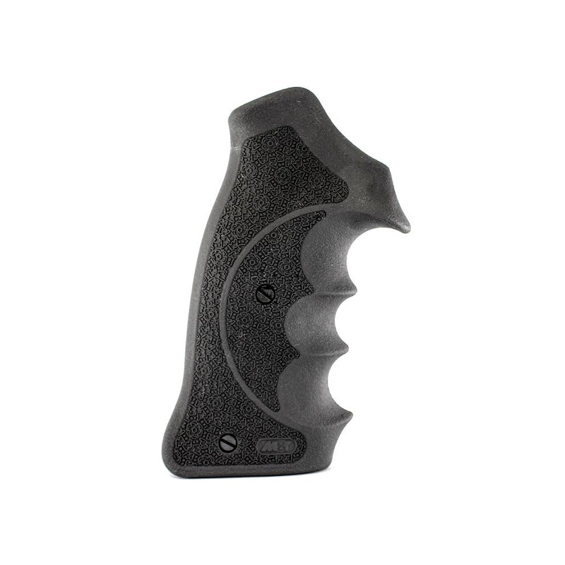 Poignée polymère sport noire MBT pour revolver Taurus avec empreintes ergonomiques Poignée polymère sport noire MBT pour revolver Taurus avec empreintes ergonomiques
