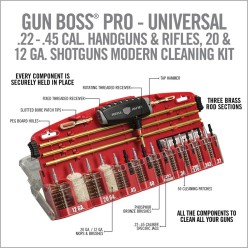 KIT DE NETTOYAGE UNIVERSEL - GUN BOSS PRO