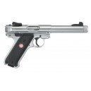 RUGER MARK IV .22LR 5.1/2" 10CPS INOX TARGET CANON BULL FILETE