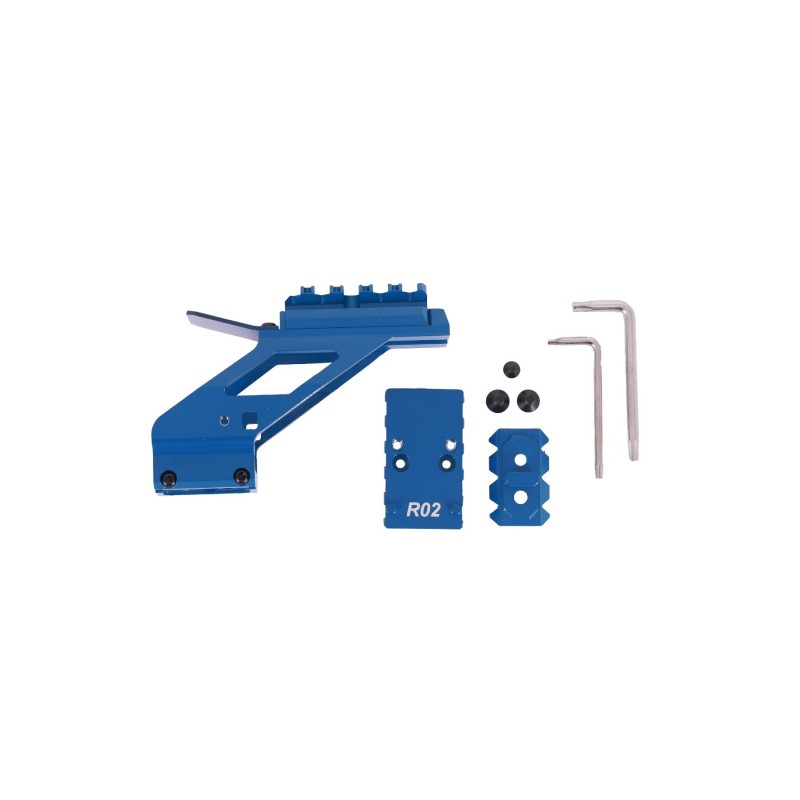 Rail optique aluminium bleu pour pistolet CANIK Rail optique aluminium bleu pour pistolet CANIK