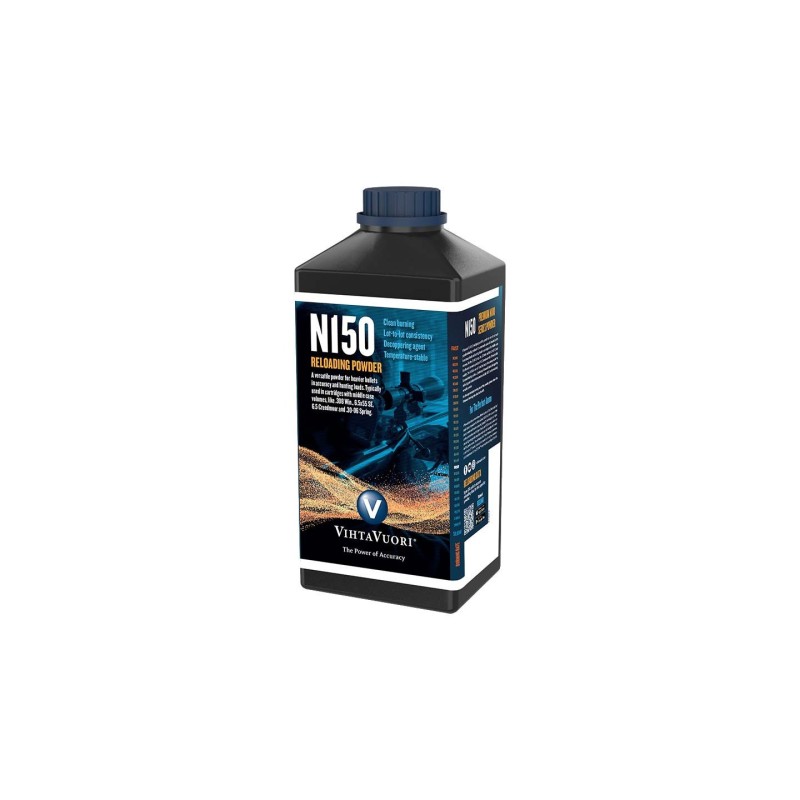 Vihtavuori N150 – Poudre moyenne lente pour .30-06, 6.5×55, .308 Win