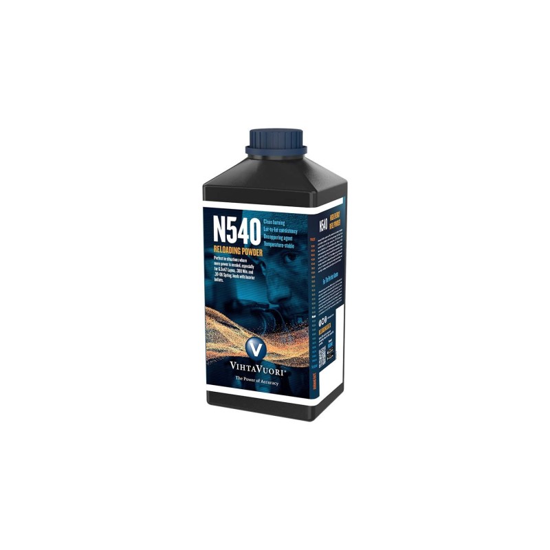 Vihtavuori N540 – Poudre haute performance pour .308 Win, 6.5 Creedmoor, .30-06 Vihtavuori N540 – Poudre haute performance pour .308 Win, 6.5 Creedmoor, .30-06