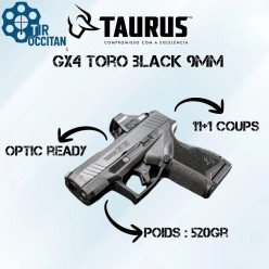 Taurus GX4 TORO Black montage red dot micro-compact