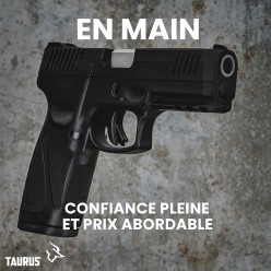 Pistolet Taurus G3 9 mm – Full‑Size, 4″, 17 +1, Sécurisé