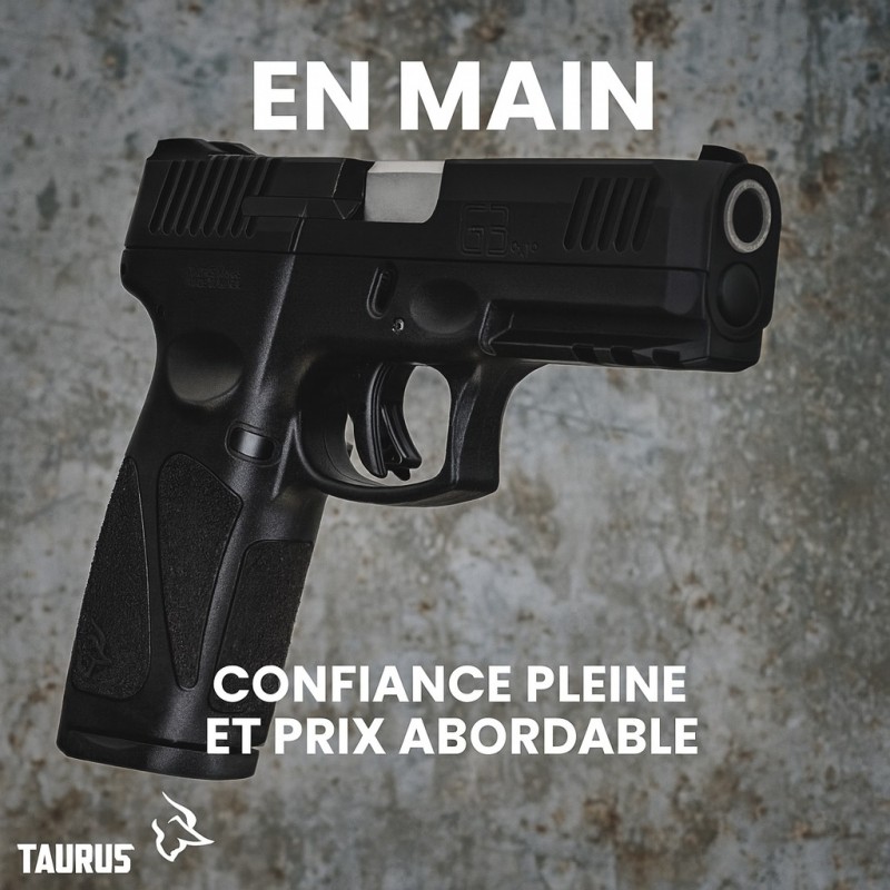 Pistolet Taurus G3 9 mm – Full‑Size, 4″, 17 +1, Sécurisé Pistolet Taurus G3 9 mm – Full‑Size, 4″, 17 +1, Sécurisé