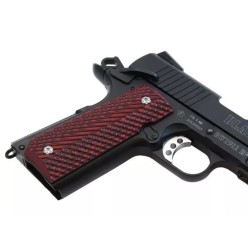 Plaquettes 1911 Grip Rouge G10 | Grips tactiques et stylés pour Colt 1911