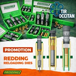 Jeu d’Outils Standard 3 Outils REDDING Reloading – Série A | Tir Occitan Importateur France