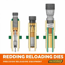 Jeu d’Outils Standard 3 Outils REDDING Reloading – Série A | Tir Occitan Importateur France