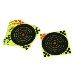 Cibles de tir réactives Blackstorm 8 pouces – Lot de 25