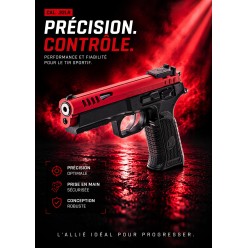 Pistolet Tanfoglio Force 22L .22LR Rouge – Tir sportif précision