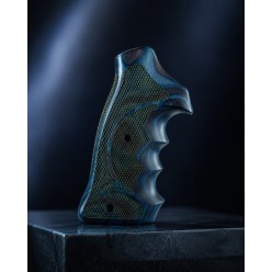Poignée bois laminé sport bleu marine pour revolver Taurus compatible Tracker Raging Bull Raging Hunter