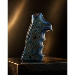 Poignée bois laminé sport Taurus bleu marine – Grip revolver Taurus Tracker & Raging Bull