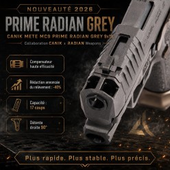 Canik METE MC9 Prime Radian Grey 9x19 | Tir Occitan