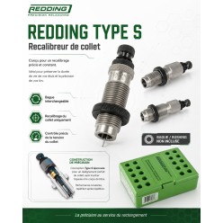 Recalibreur de collet Redding Type S à bushing – contrôle précis de la tension du collet