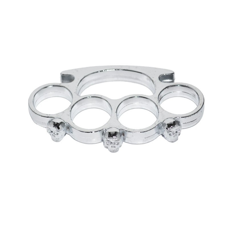 POING AMERICAIN SILVER SKULL
